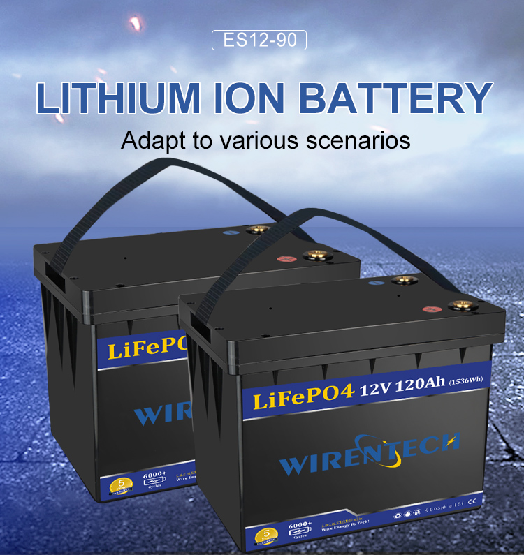 Batería de litio de alto rendimiento Energía de reserva Batería de litio de ciclo profundo Batería de almacenamiento de energía