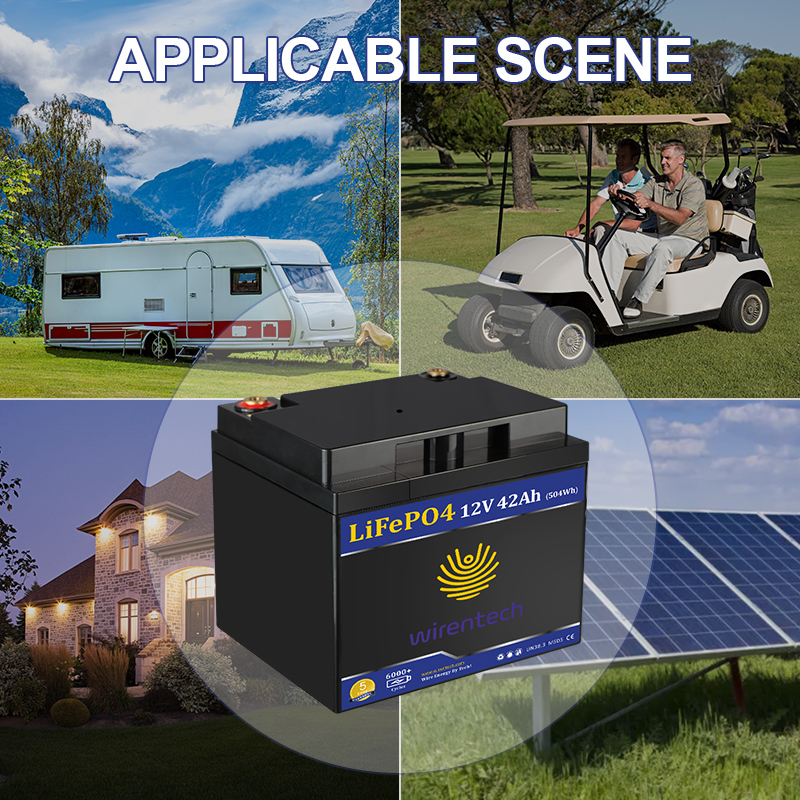 Batería de litio de 12V y 50Ah para batería de almacenamiento Solar, celda de iones de litio de 50ah Lifepo4, batería de ciclo profundo, celdas de fosfato de hierro y litio